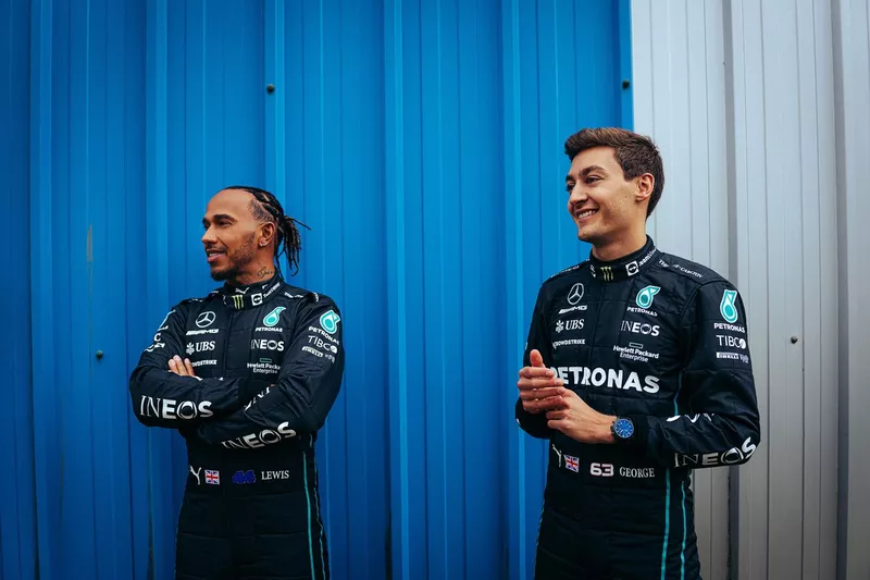 Lewis Hamilton, Mercedes, George Russell, Mercedes