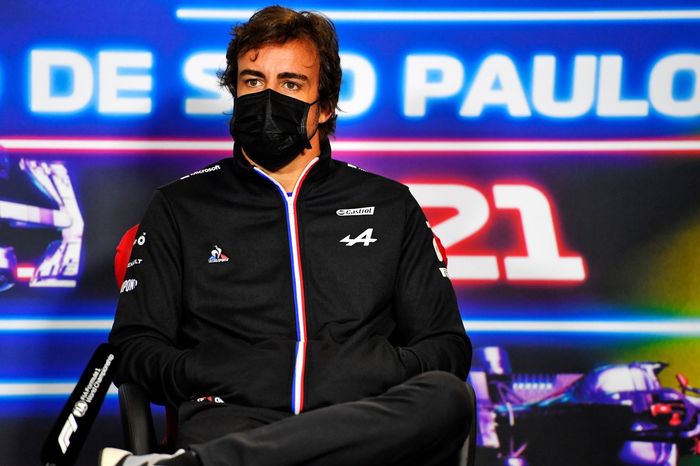 Fernando Alonso, Alpine F1 en la rueda de prensa