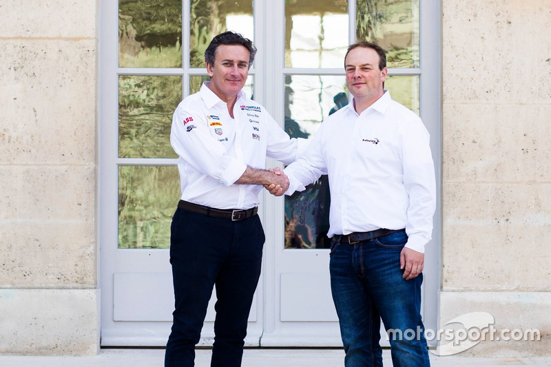 Alejandro Agag, CEO, Formula E, Ulrich Fritz, HWA AG CEO