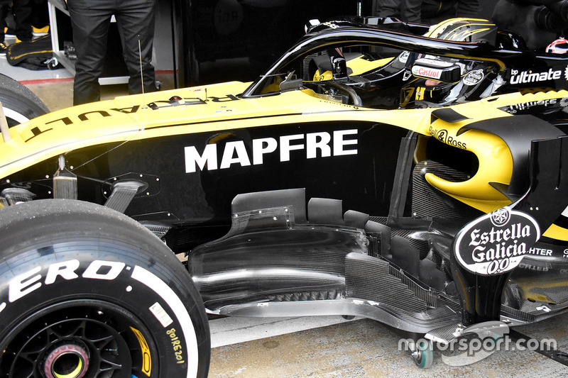 Renault Sport F1 Team RS18 yan bölüm detay