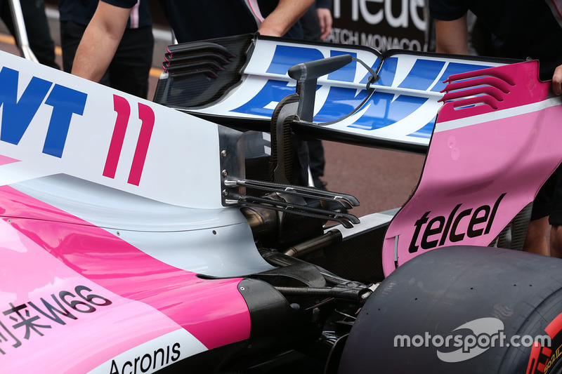 Detail sayap belakangForce India VJM11