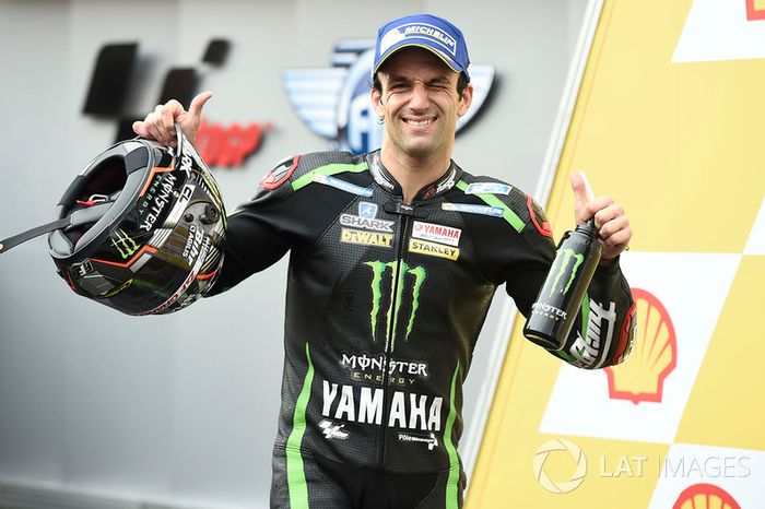Podio: il terzo classificato Johann Zarco, Monster Yamaha Tech 3