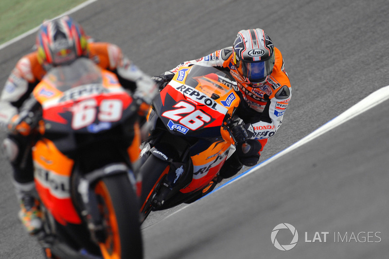 Nicky Hayden, Repso Honda Team; Dani Pedrosa, Repsol Honda Team