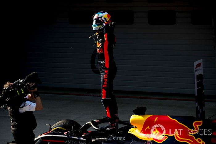 Race winner Daniel Ricciardo, Red Bull Racing