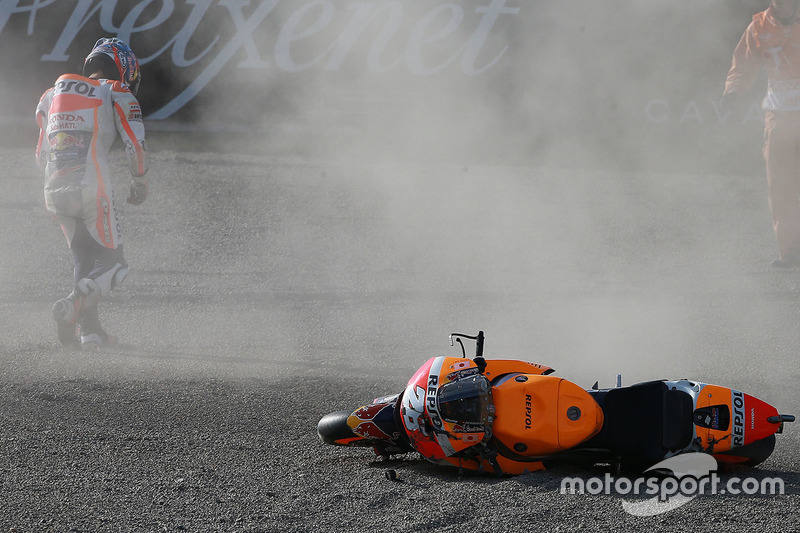 Dani Pedrosa, Repsol Honda Team crash