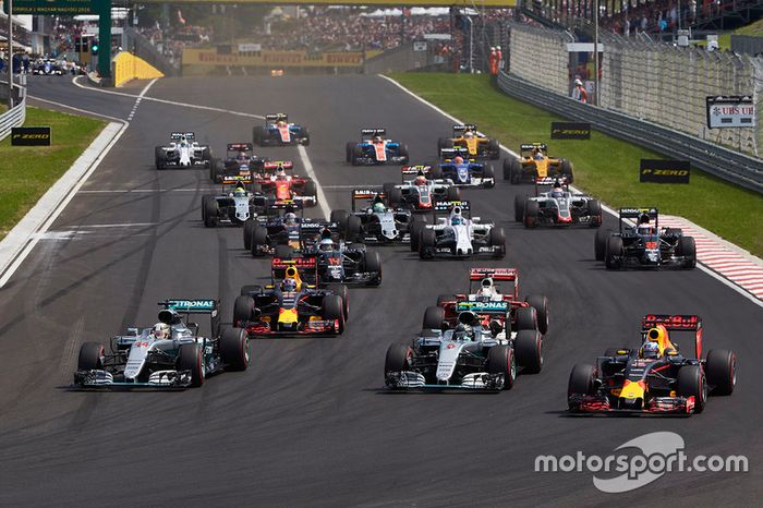 A F1 chegou à Hungria com Nico Rosberg à frente no campeonato e na pole position, mas Lewis Hamilton tratou de mudar este quadro.