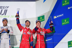 Podium GTE-Pro: 3. #51 AF Corse, Ferrari 488 GTE: Gianmaria Bruni, James Calado