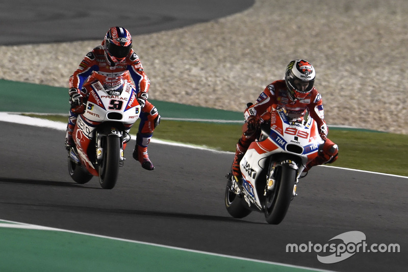 Jorge Lorenzo et Danilo Petrucci