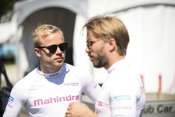 Felix Rosenqvist, Mahindra Racing, et Nick Heidfeld, Mahindra Racing