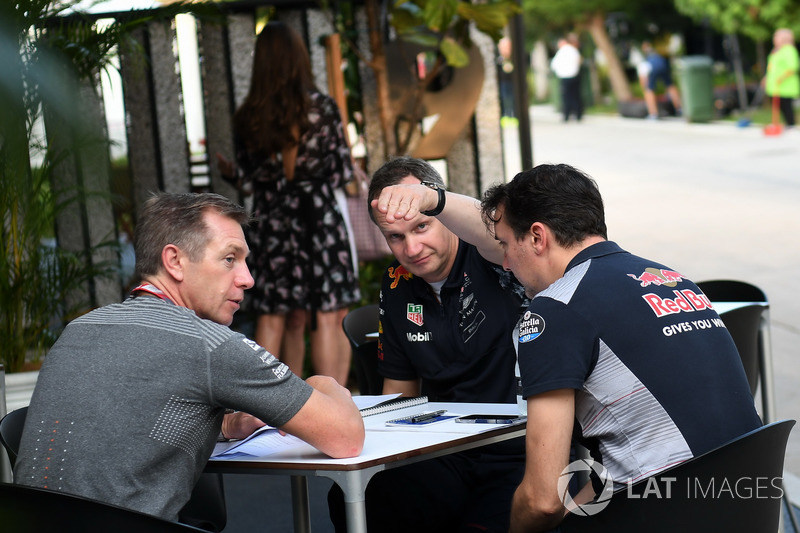 Paul Monaghan, Red Bull Racing Şef Mühendisi ve James Key, Scuderia Toro Rosso Teknik Direktörü