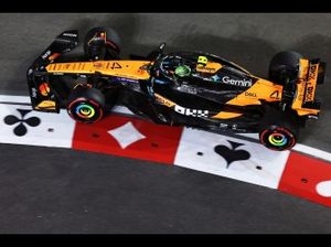 Fórmula 1 Las Vegas: Norris, el más rápido en los entrenamientos interrumpidos