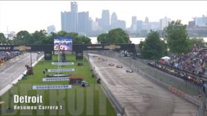 IndyCar Detroit Resumen Carrera 1
