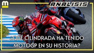 ¿Cuáles han sido las cilindrada de MotoGP? Historia técnica de la categoría