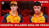 NORRIS e Piastri DESCLASSIFICADOS de VEGAS! MAX fica a 24 pontos da ponta | URGENTE