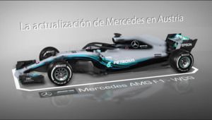 La actualización de Mercedes en el Gran Premio de Austria
