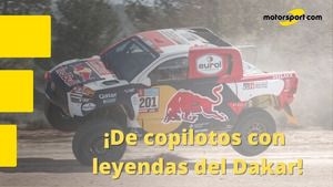 Copilotos por un día de dos leyendas del Dakar: Al-Attiyah e Isidre Esteve