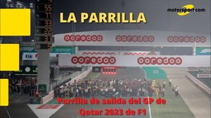 La PARRILLA de la CARRERA PRINCIPAL (del domingo) del GP DE QATAR DE F1