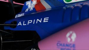 El Alpine A522 para la temporada 2022 de Fórmula 1