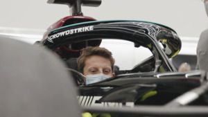 Romain Grosjean - Przygotowania do testów w Mercedesie W10