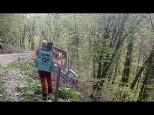 Rajd Chorwacji 2023 - Erik Cais wypada z trasy na OS1