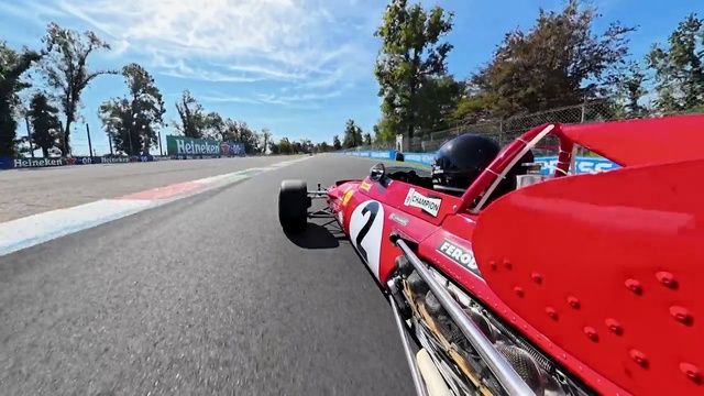 F1 Icon Jacky Ickx Drives Historic Ferrari 312B at Monza