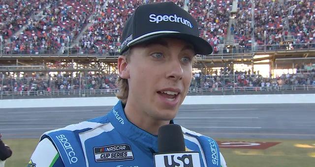 Four flat tires, damage and sixth: Hocevar credits crew for comeback - NASCAR Cup Videos