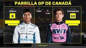 PARRILLA DE SALIDA GP CANADÁ F1 2025
