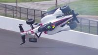 Indy 500: un aterrador accidente de Siegel interrumpió el Fast Friday