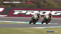 WorldSBK: el final de la Carrera 2 en Phillip Island