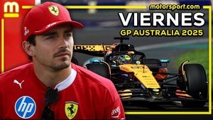 LECLERC, EL MÁS RÁPIDO DEL VIERNES FRENTE A LOS MCLAREN | VIERNES GP AUSTRALIA F1 2025
