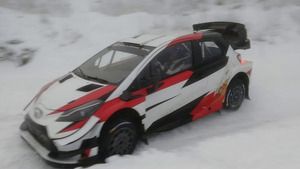 Sebastien Ogier - Testy przed Rajdem Szwecji - Toyota Yaris WRC