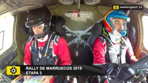 Fernando Alonso explica su accidente en el Rally de Marruecos