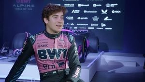¡Colapinto en el estreno de Alpine!