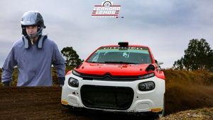 Lance Stroll testuje Citroena C3 Rally2