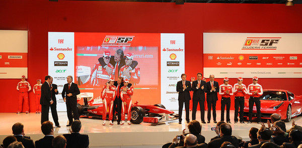 Ferrari shows Formula One world the F10 in Marenello