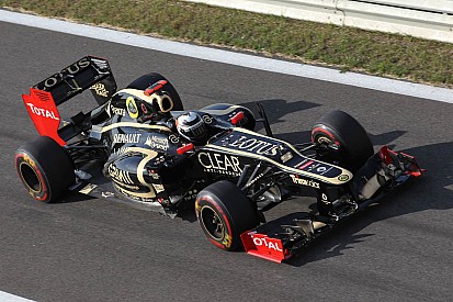 Lotus evaluated the new Coand exhaust system during Friday practice at the Korean Grand Prix