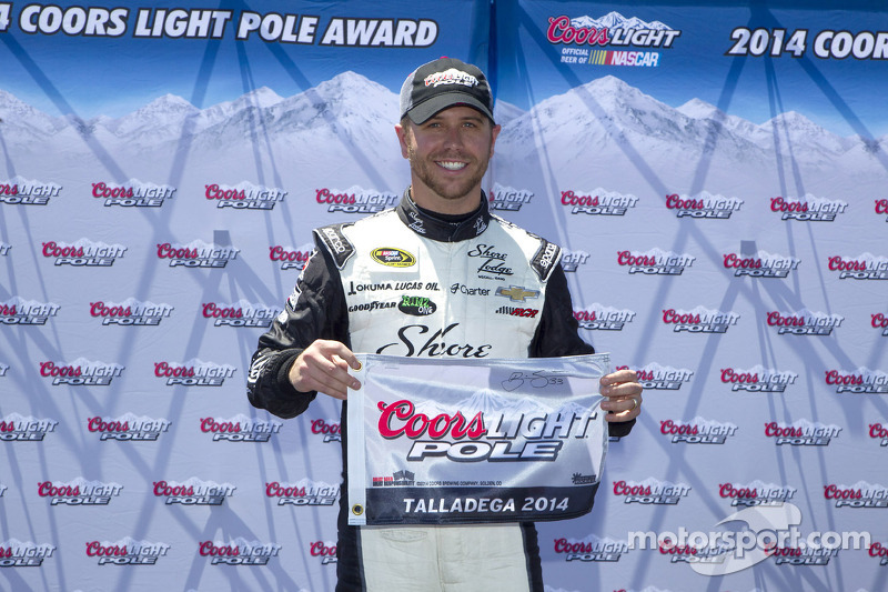 Brian Scott earns first Sprint Cup pole at Talladega
