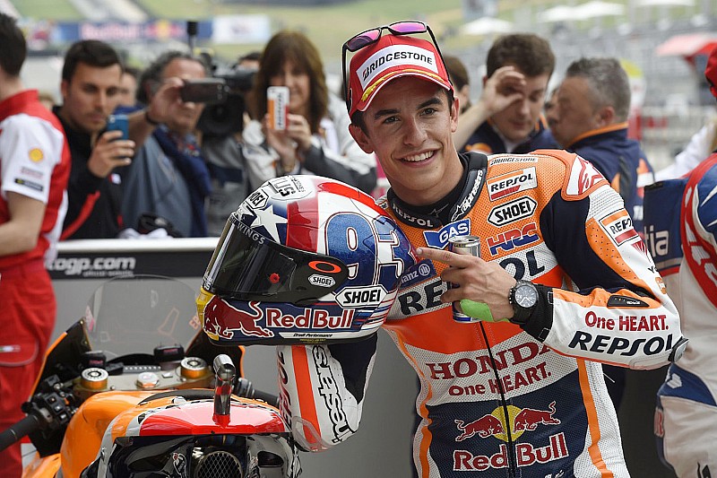 Le poleman Marc Marquez, Repsol Honda Team