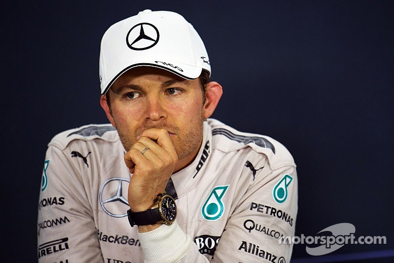 Nico Rosberg Mercedes AMG F1, en la conferencia de prensa de FIA