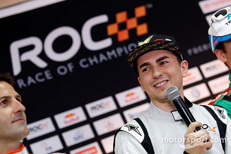 Jorge Lorenzo renforce le clan des motards à la Race of Champions