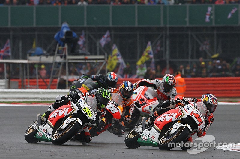 Jack Miller y Cal Crutchlow, Team LCR Honda con Dani Pedrosa, Repsol Honda Team y Danilo Petrucci, P
