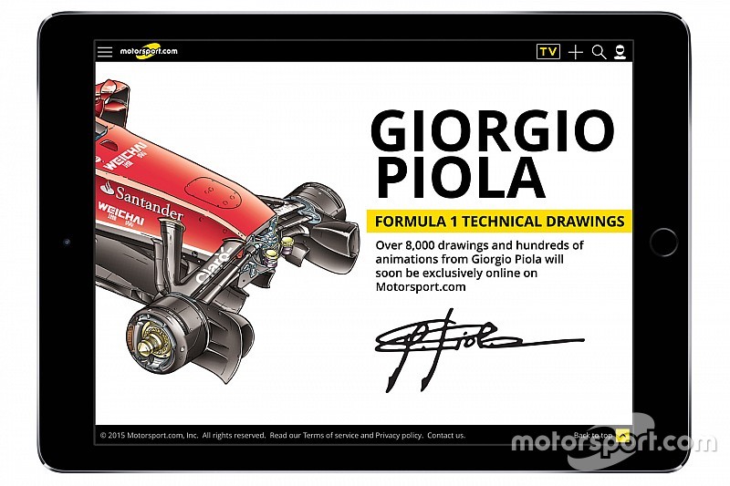 Motorsport.com网站收购Giorgio Piola的F1技术内容版权