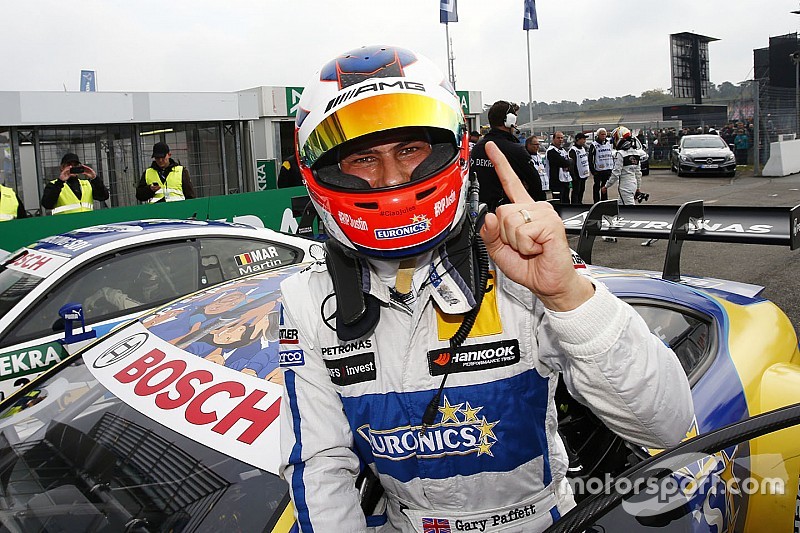 Polesitter Gary Paffett, ART Grand Prix Mercedes-AMG C63 DTM