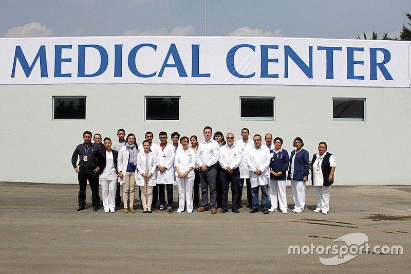 Personal del Centro M&eacute;dico del Aut&oacute;dromo Hermanos Rodr&iacute;guez