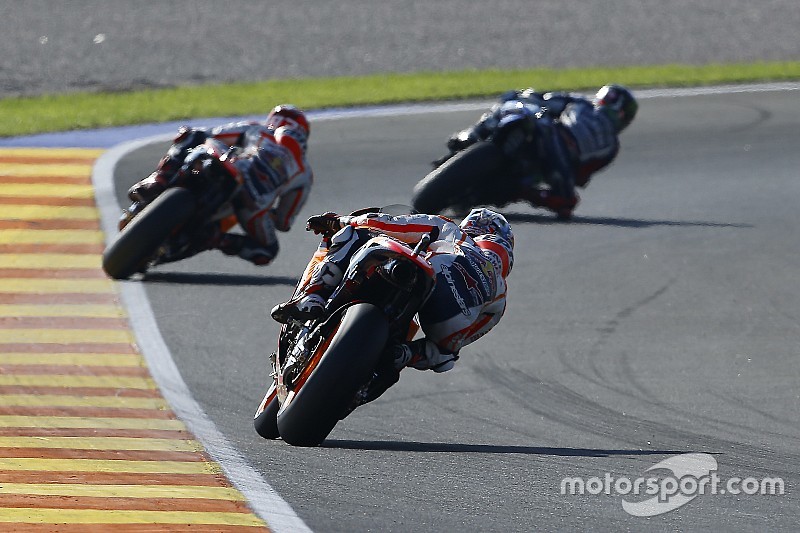 Jorge Lorenzo, Yamaha Factory Racing and Marc Marquez and Dani Pedrosa, Repsol Honda Team