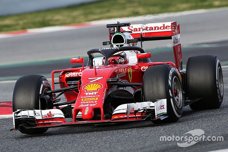 Kimi Raikkonen, Ferrari SF16-H running a cockpit cover