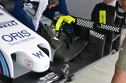 Formel-1-Technik: Flexibler Frontflügel am Williams FW38