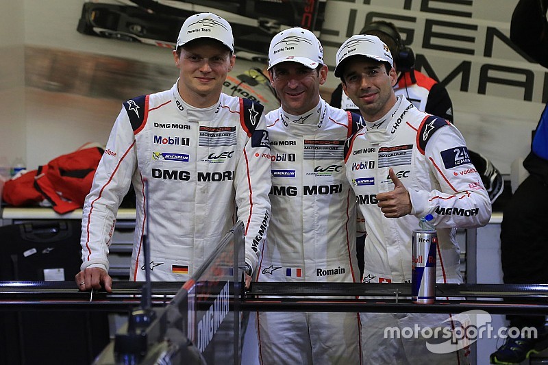 Polesitters #2 Porsche Team Porsche 919 Hybrid: Romain Dumas, Neel Jani, Marc Lieb