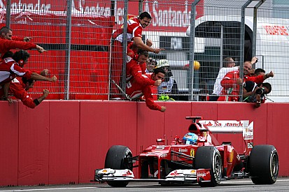 Ferrari, con hegemonía estadística en el GP de Alemania