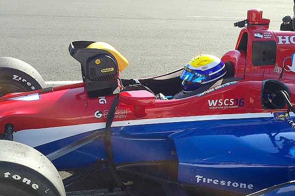 Urrutia, impresionado en su primera prueba con un IndyCar